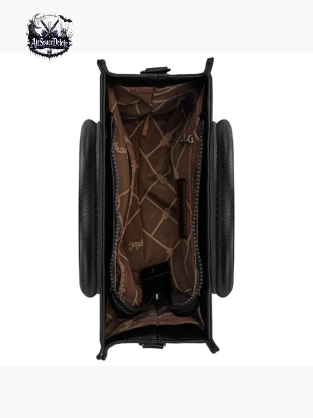 Medium Tote Bag with Adjustable Strap, Zipper Closure, Faux Leather - Picture 6 of 7